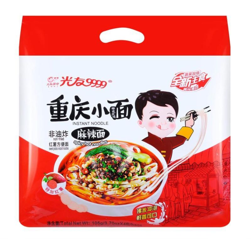 ChongQing Instant Noodle Spicy & Hot Flavor
 重庆小面 麻辣面